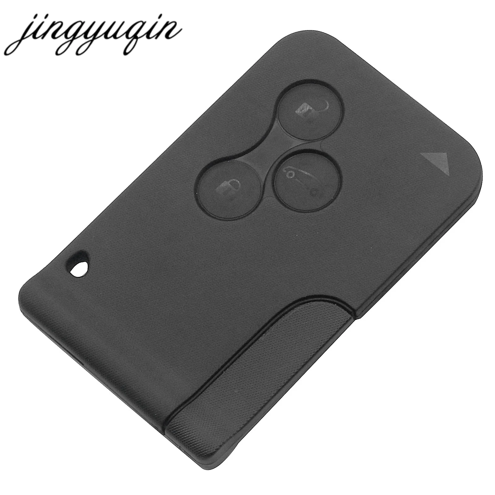 Jingyuqin 3 Buttons 433Mhz ID46 PCF7947 Chip Smart PCB Ultrasonic Remote Car Key For Renault Megane 2 Grand Scenic II Card Key