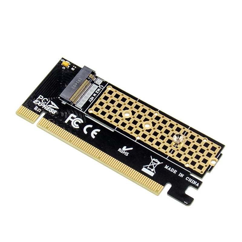 PCIE X16 M.2 M Key NVMe SSD Convert Card Твердотельный накопитель Удлинительный адаптер для NVMe key M.2 2230 2242 2260 2280 Drive