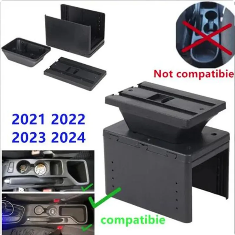 For Hyundai i20 Armrest box For Hyundai i20 2021 2022 car Armrest box Interior Parts center console Storage box car accessories