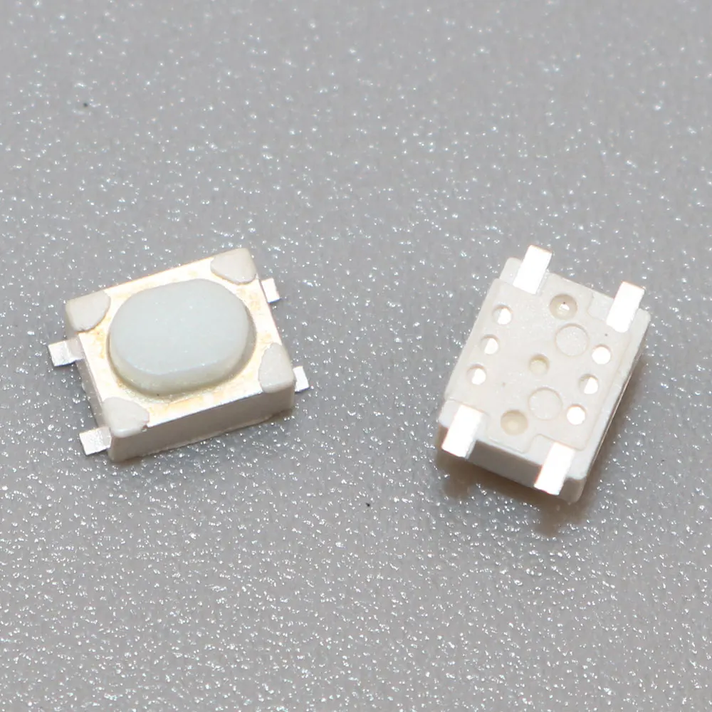 10PCS SMD 4Pin 3X4X2.5MM White Tactile Tact Push Button Micro Switch Momentary 3*4*2.5 mm