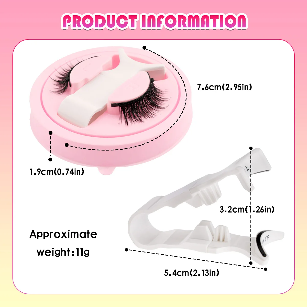 Neue 1 Paar magnetische Wimpern, handgefertigt, 3D, flauschig, künstliche Nerz-Wimpern, wiederverwendbar, natürliche falsche Wimpern, magnetische Pinzette, Make-up-Set