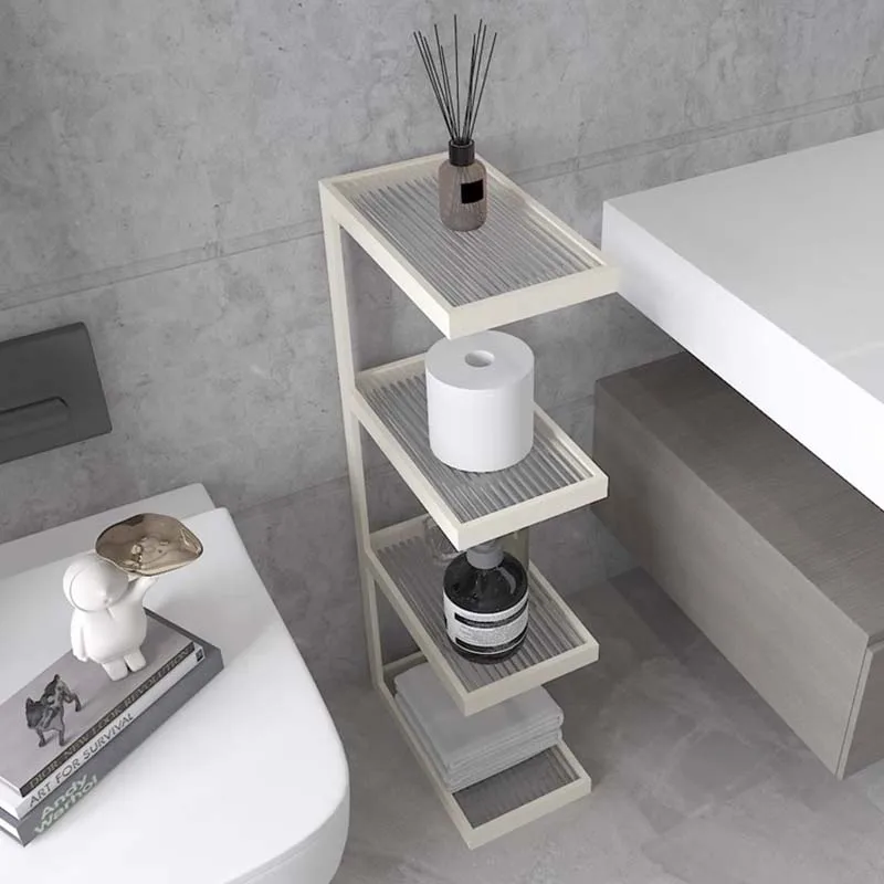 Nordic Luxury Bathroom Cabinets Modern Vintage Design Bathroom Cabinets European Floor Organizer Armário Postmodern Furniture