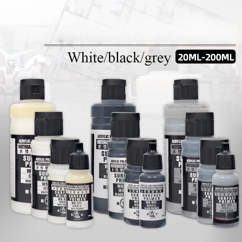 20ml/35ml/60ml/200ml Model Color Spray Paint WS011-034/Handmade DIY Gundam Military Action Figure Model Color Paint Pen Primer