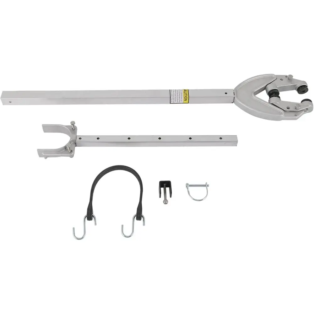 Adjustable 32-44 Heavy-Duty Transom Support, Strong Engine, Roller, and Trailer Attachment