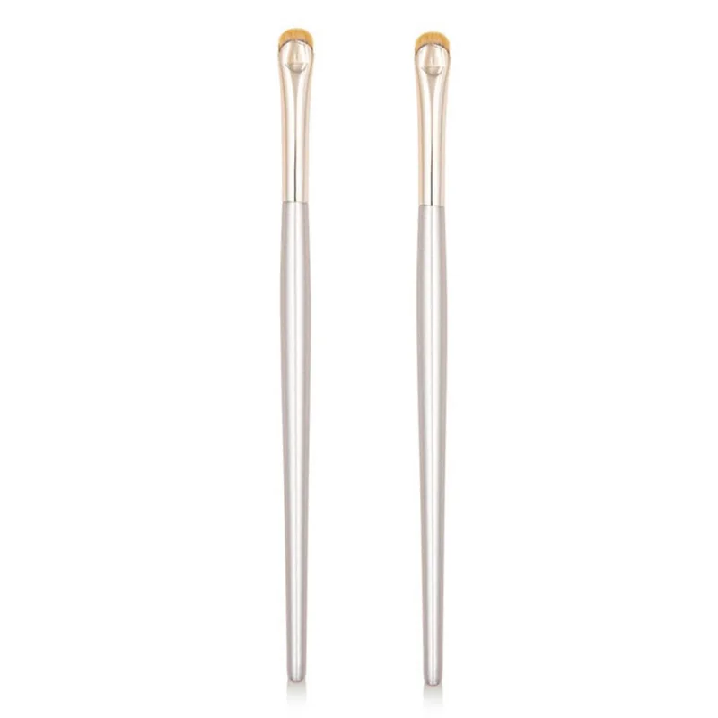2/1 stks Gebogen Eyeliner Make-up Kwasten Oogmake-up Smudge Tools Precisie Zachte Oogschaduw Borstel Scherpe Dunne Kleine Oog Cosmetische Gereedschappen