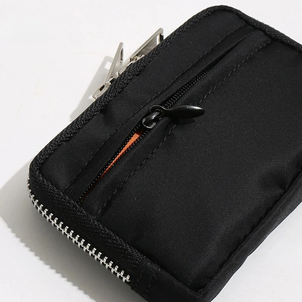 Japanese Style Multifunctional Wallet Earbuds Storage Credit/Bank Card Holder Zipper Coin Purse, For Boys/Girls & Travel Use