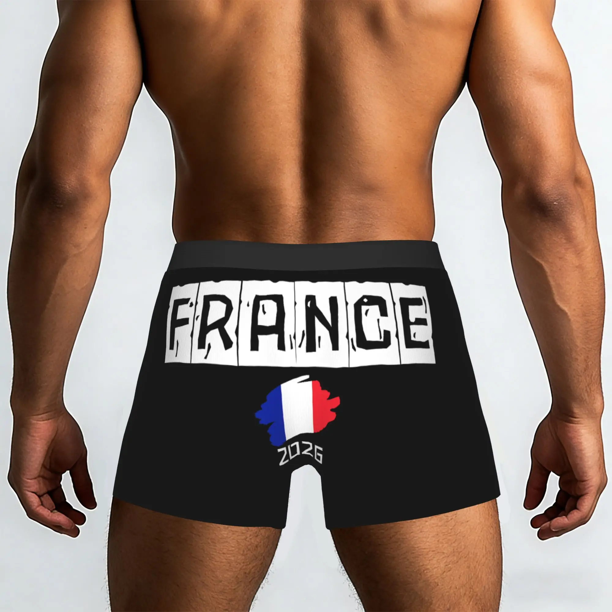 France Souvenir 2026 Vacation Trip Flag  France Underpants Breathbale Panties Male Underwear Print Shorts Boxer Briefs