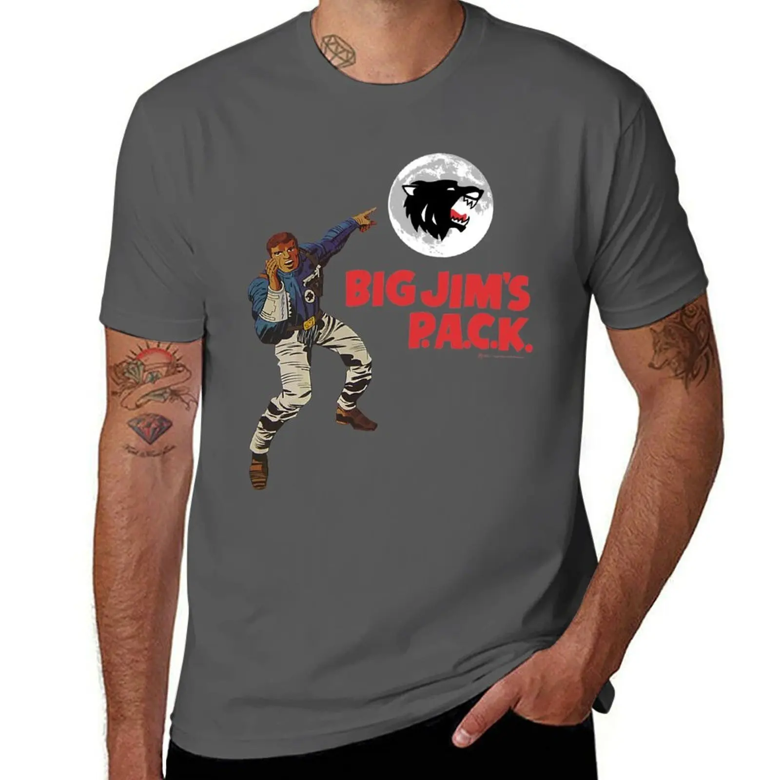 

Big Jims P.A.C.K. 2 T-Shirt men t shirt cotton 100% g man t shirts for men T-Shirt