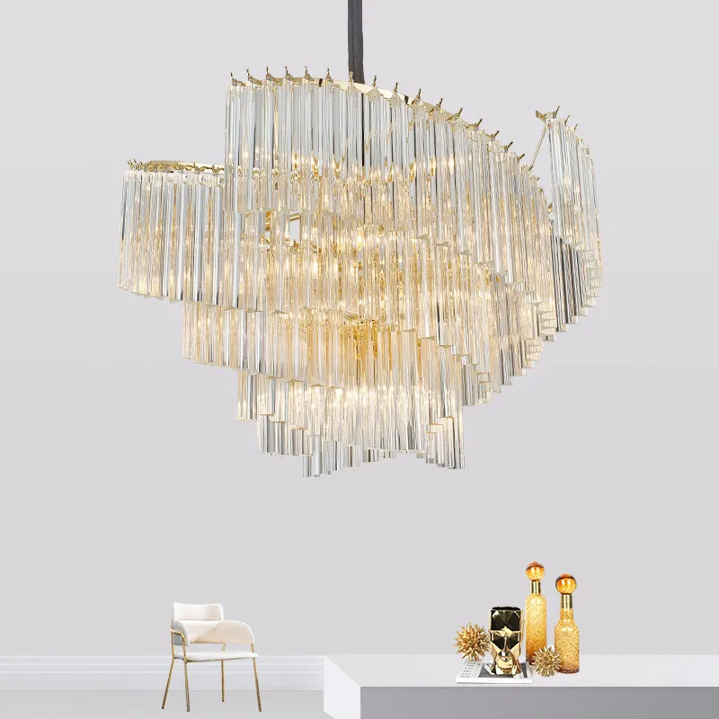 

Luxury Post Modern E14 Led Chandelier Glass Crystal Led Pendant Chandelier Lighting Led Lamp Hanging Lamp Suspend Lamp For Foyer