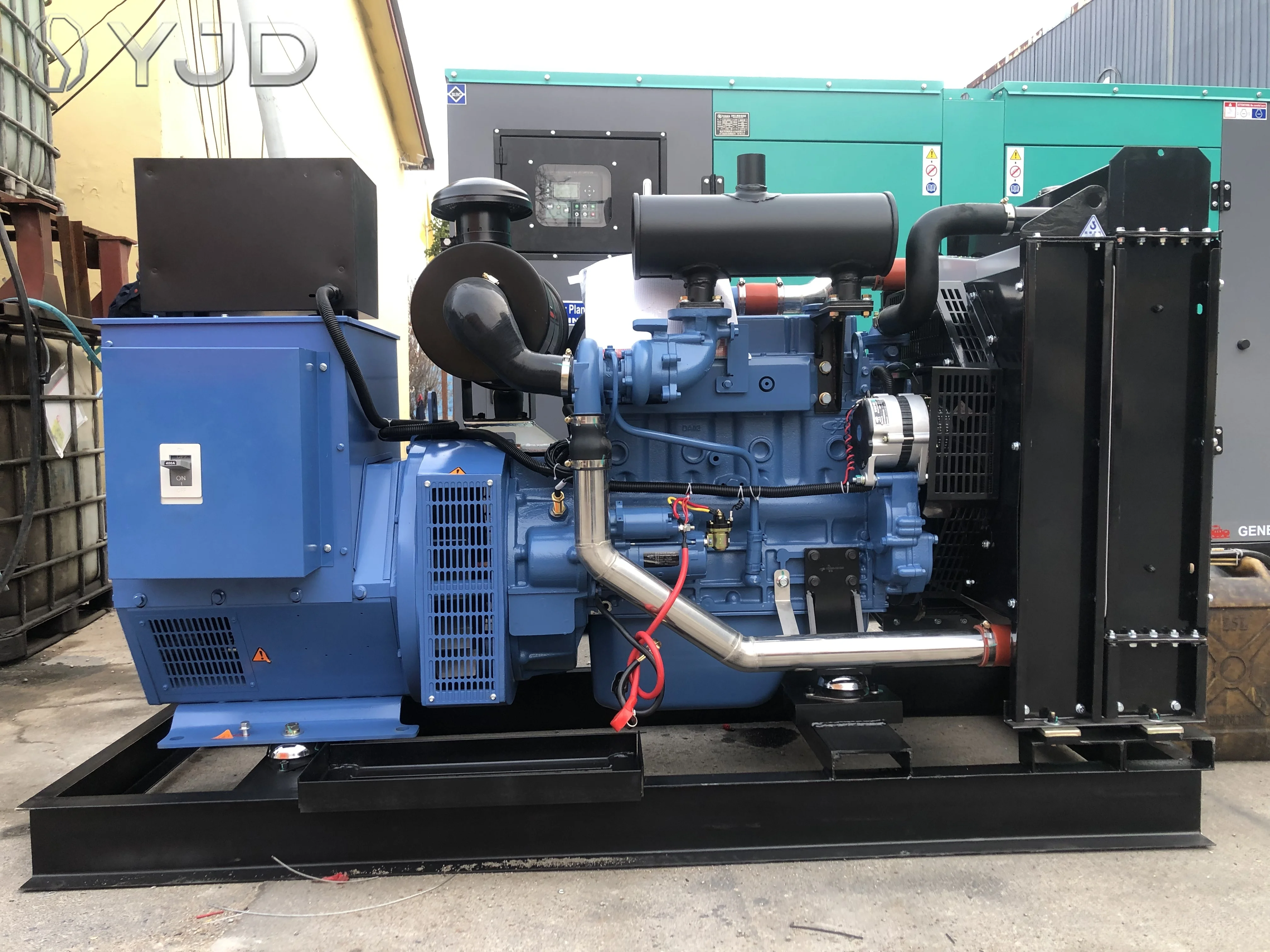 High Speed Diesel Hot Sale Yu-Chai Brand 50/60HZ 1500/1800RPM Open Frame Type 80KVA 100KVA  Genset Diesel Generator Set