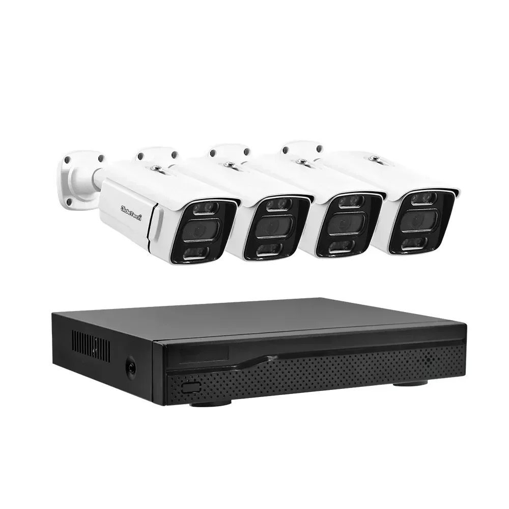 

JideTech POE 8MP 4K CCTV System Outdoor IP Surveillance IR Night Vision Security Systems Outdoor