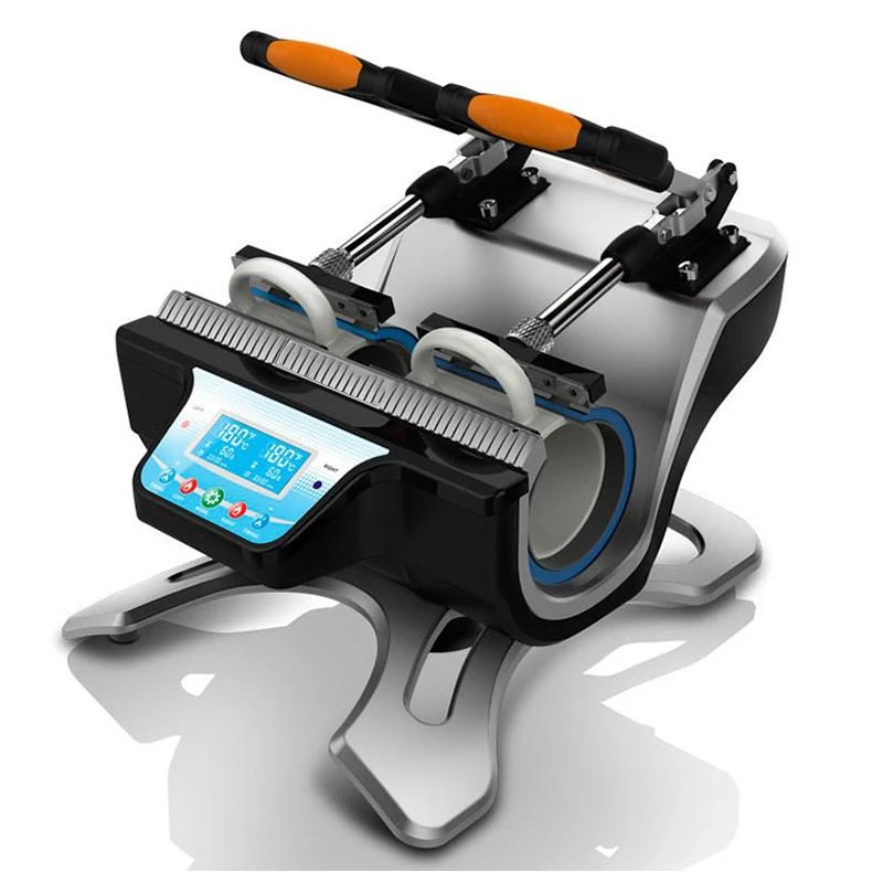 Dual-Station Heat Transfer Machine for DIY Mug Pattern Ceramic Plate 10oz 11oz 15oz 17oz Mug Transfer Press Heat Equipment