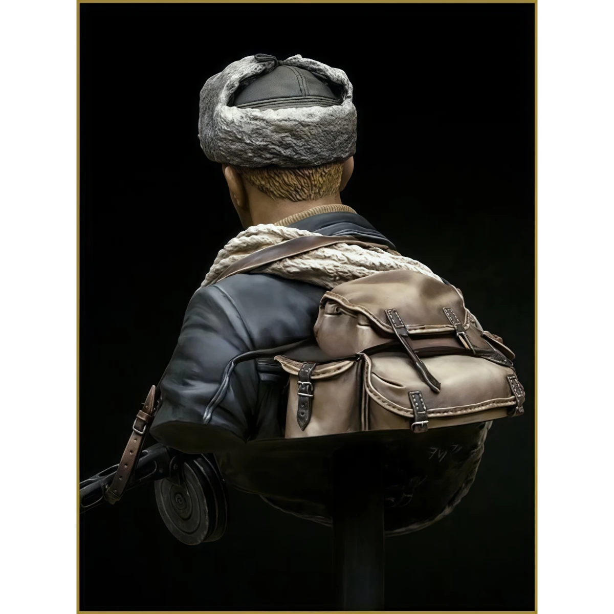 

Комплект неокрашенной модели из смолы 1/10, военная тема, бюст советского горного офицера в разобранном и неокрашенном виде GK