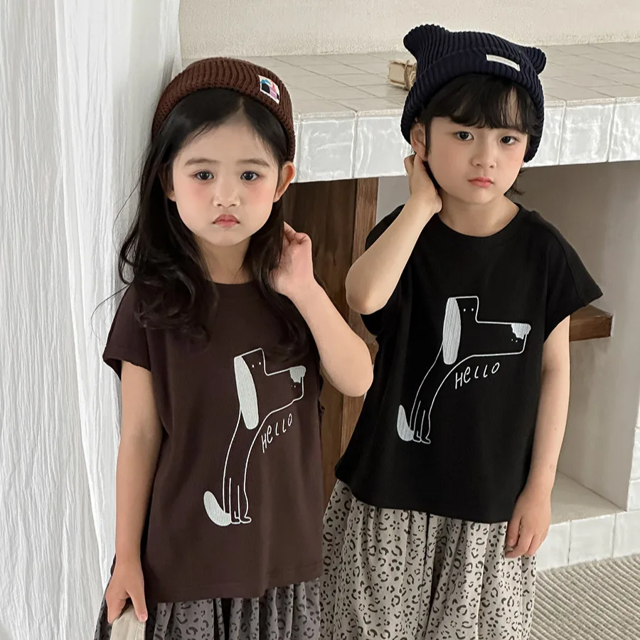 roupas-infantis-camiseta-casual-para-criancas-2026-verao-nova-camiseta-estampada-com-desenhos-animados-para-meninos-e-meninas-top-solto-simples-de-manga-curta