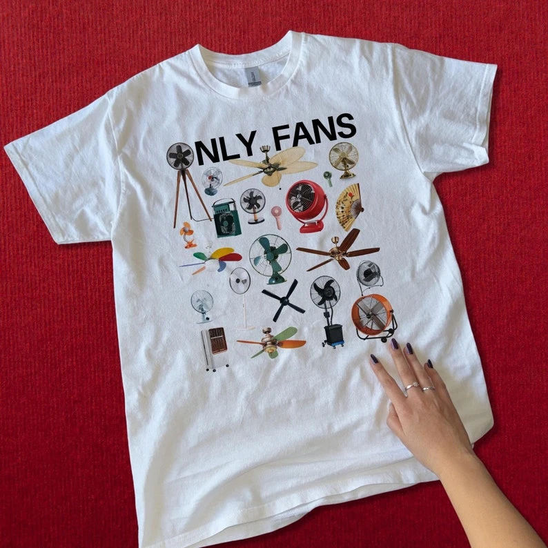 ONLYFANS Graphic Tee: Ironic Meme Y2K Style Vintage T Shirt T Shirt for Men