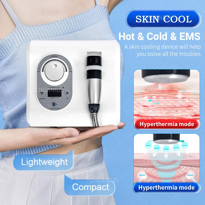 Cool And Hot Electroporation RF Lift Skin Tightening Rejuvenation Thermal Anti-aging Machine Muscle Tight Face Salon EMSzero