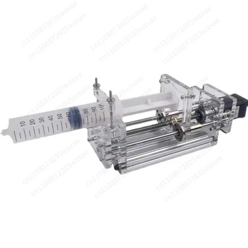 Precision desktop syringe pump, laboratory micro pump, syringe spiral glue dispenser, sampling pump