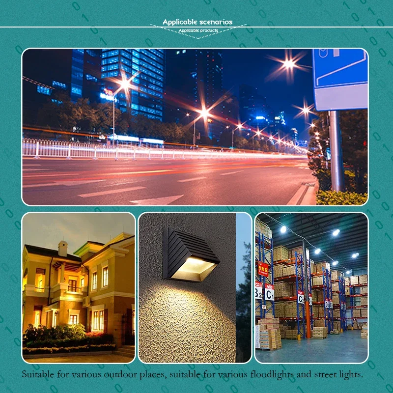 SMD 2835 스마트 IC LED 칩 조명, DIY 투광 조명, 야외 조명, LED 비즈, 220V, 240V, 10W, 20W, 30W, 50W, 100W, 10 개/로트