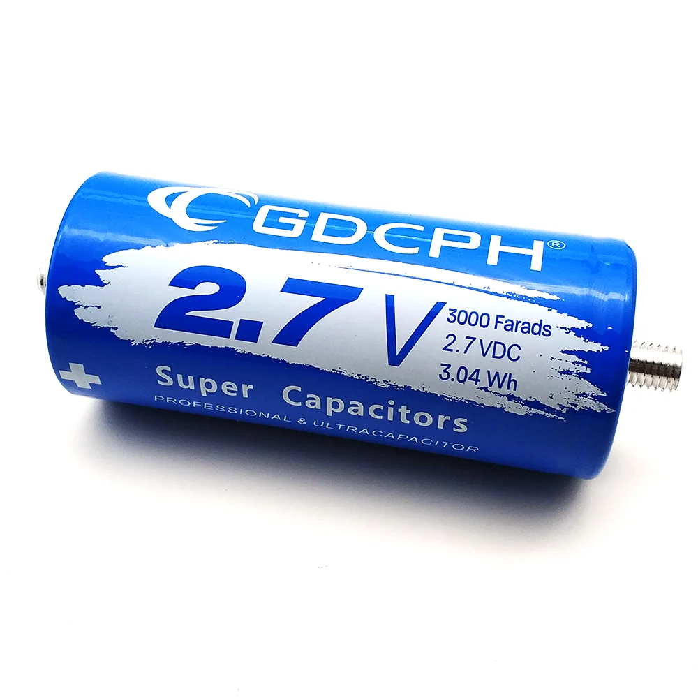 المكثفات الفائقة 2.7V3000F GDCPH مكثف فائق شاحن مكثف مكثف فائق GDCPH