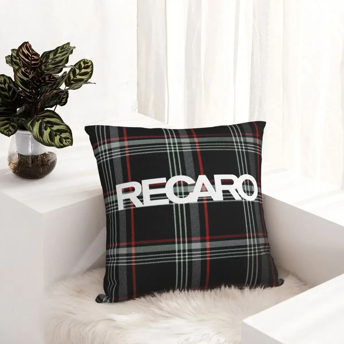 Recaros Pillowcase Printing Polyester Cushion Cover Decorations Throw Pillow Case Cover Home Zipper 45*45cm