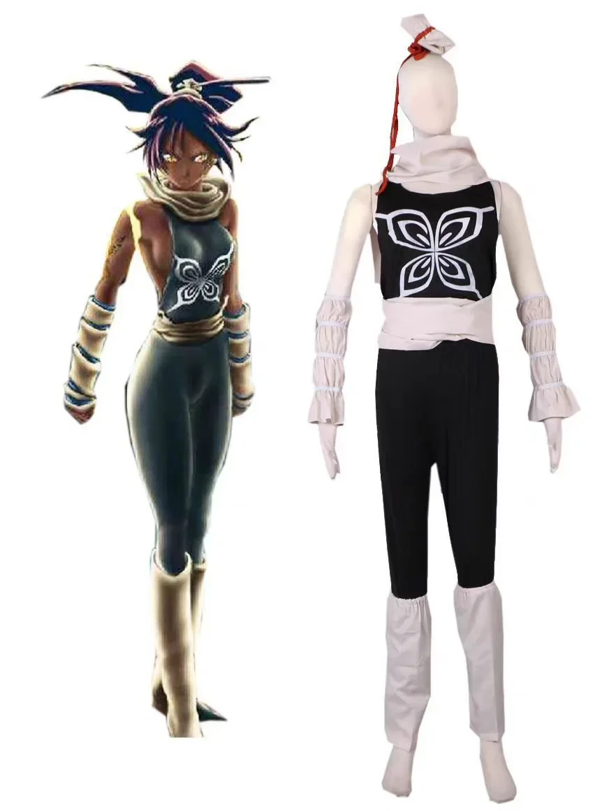 

Death Four Maple Yard Bee Pattern Battle Outfit Animation Cosplay Women's Clothing Broken Bee Battle Soul Hunter
