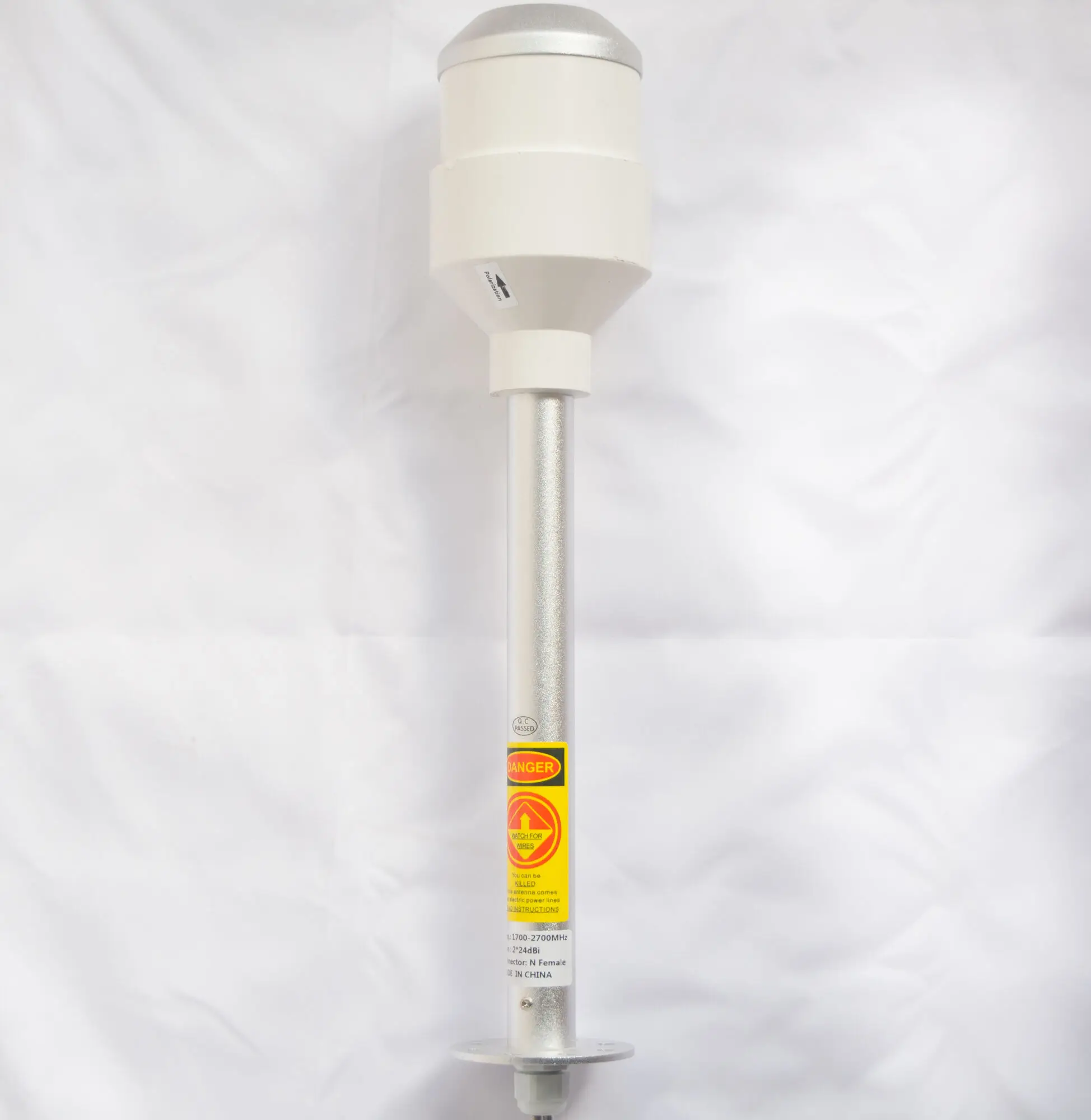 Premium 5G 4G 3G Antenna Feed Dual Band 1700-2700mhz 3300-3800mhz 2x30dbi Feedhorn Long Range Mimo For Parabolic Dish GridPremiu