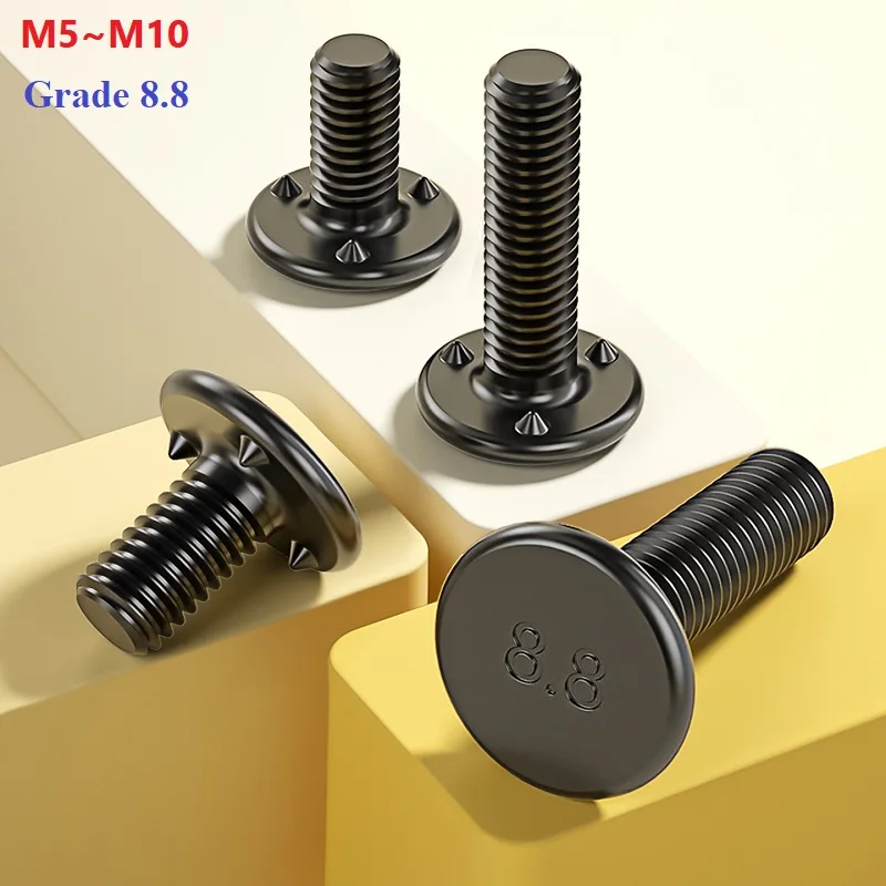 

M5 M6 M8 M10 Flat Head Welding Screws Grade 8.8 Three-Point Car Welding Studs 10-55mm For Metal Fabrication Repair Fasteners