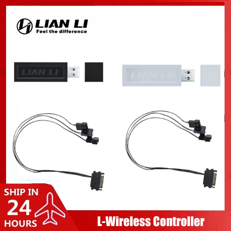 Lian Li L-Wireless Controller for UNI FAN SL Wireless Series/ Strimer Wireless, L-Connect 3 SYNC, Black/White