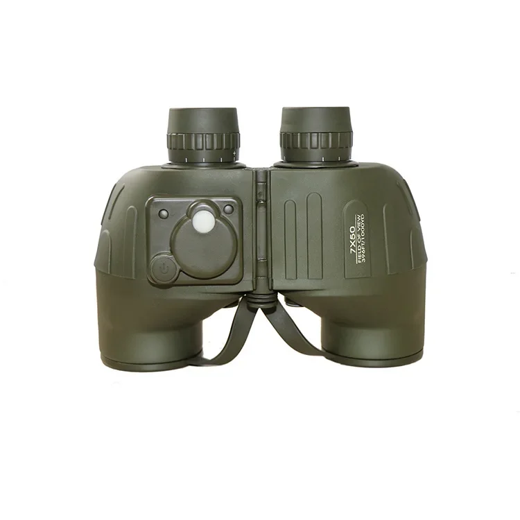 

M750C Kunguang 7x50 handheld binoculars with compass for ranging, waterproof metal body for navigation