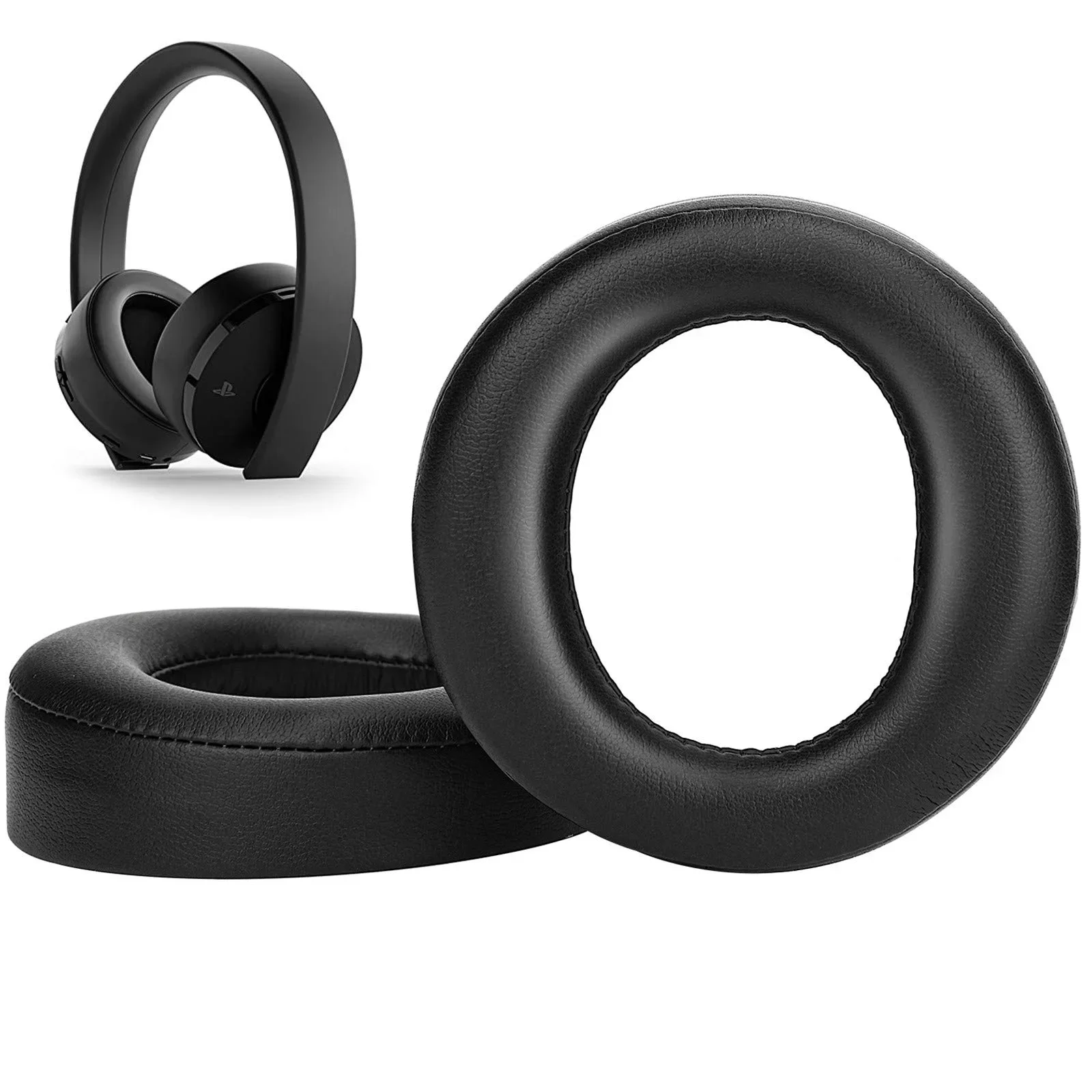 Almohadillas de CUHYA-0080 para Sony PlayStation Gold, auriculares inalámbricos para Gamer 2018, almohadillas para los oídos de repuesto para PS4, almohadillas para los oídos, copas acolchadas