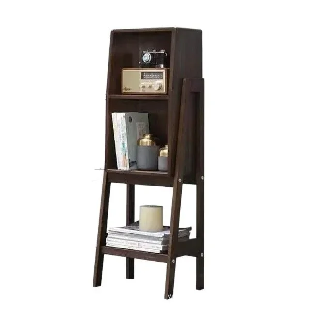 

Household small bookshelf shelf floor-to-ceiling bookcase simple living room wall locker TV side cabinet