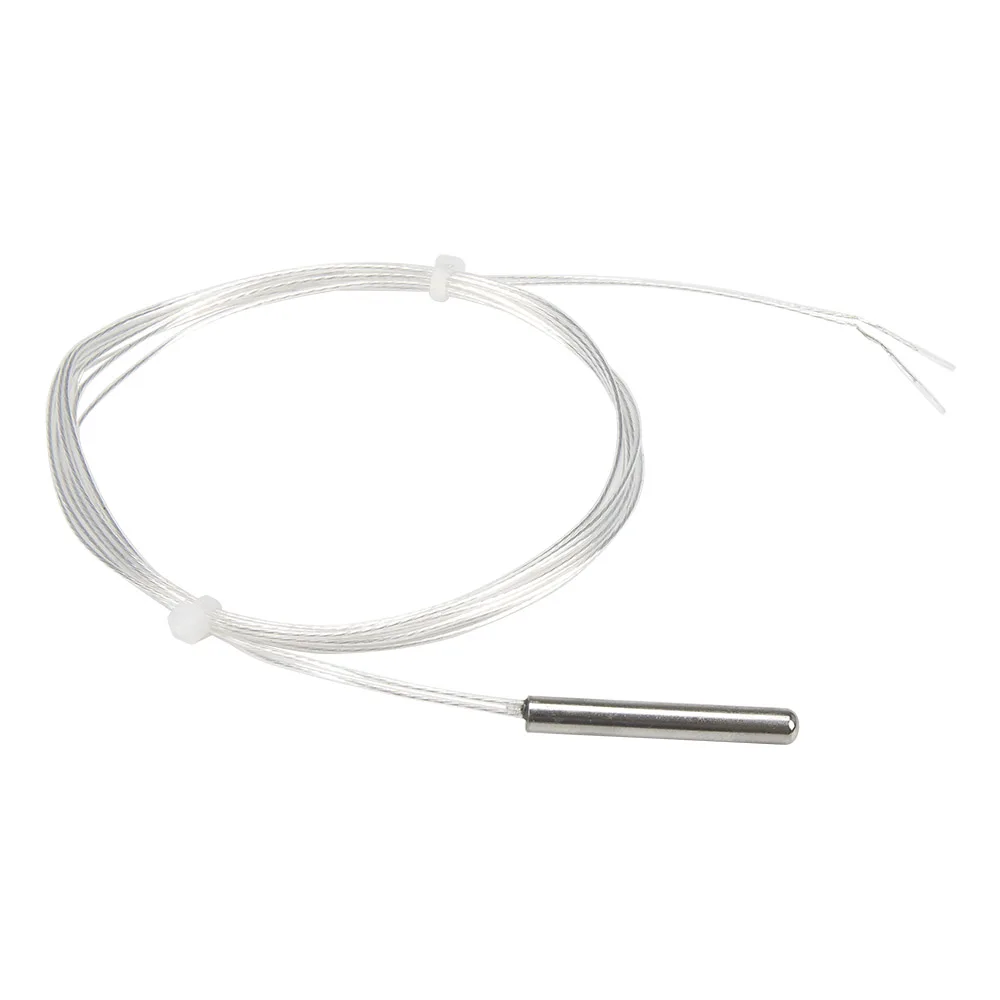 FTARP05 PT100 waterproof 1m PTFE Silver plated copper cable 4*30mm stainless steel polish rod probe RTD temperature sensor