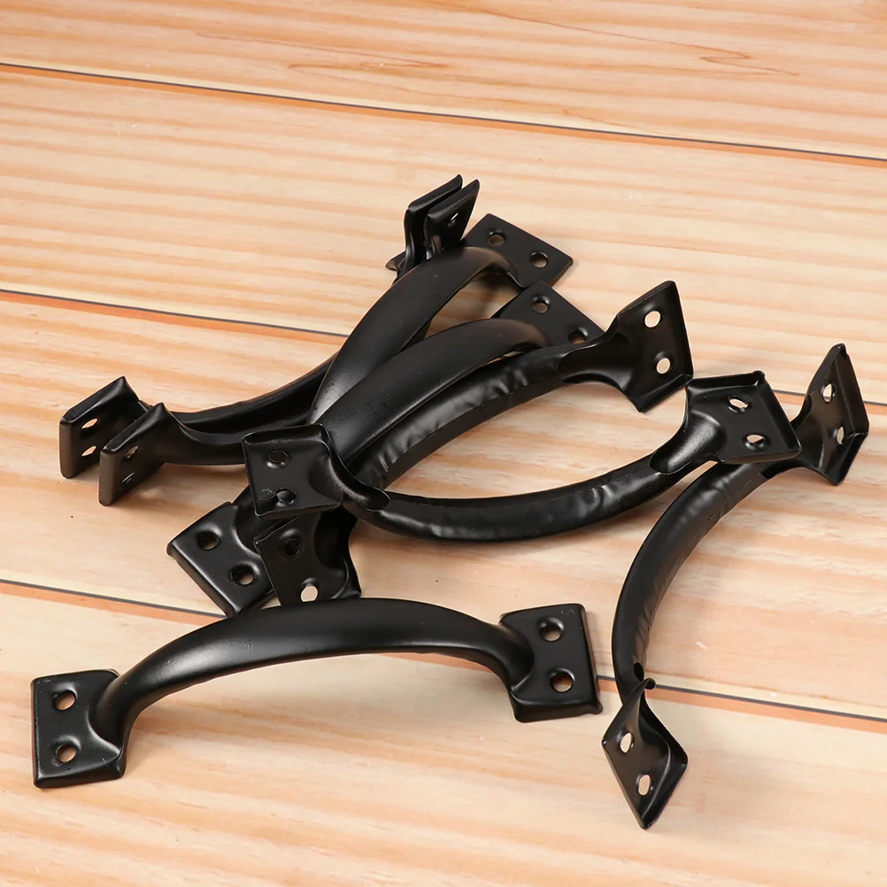 

12Pcs Black Drawer Handle Retro Style Dumpling Shape Pull Knob for Kitchen Cabinet Cupboard Door Replacement Drawer Knob