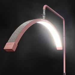 Fosoto Y16 28‘' Multi-directional Half-Moon Light LED Lash Light With Tripod Stand For Beauty Eyelash Makeup Tattoo TikTok Vide