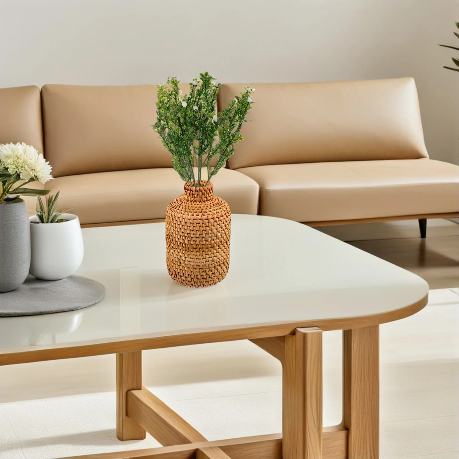 

Artificial Fruit Branches 3pcs Simulation Foliage Stems Faux Greenery for Home Office Interior Decor