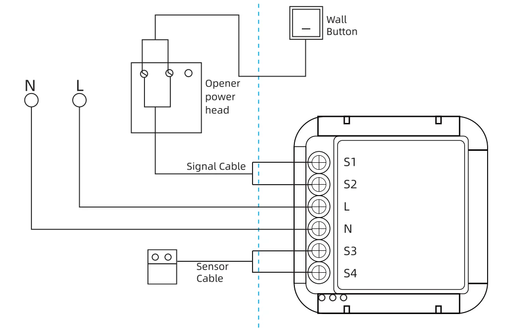 Intelligenter WLAN-Garagentoröffner, Fernbedienung per Mobiltelefon, unterstützt Tuya Smart App, kompatibel mit Alexa und Google Assistant, kein Hub erforderlich. – Detail 1