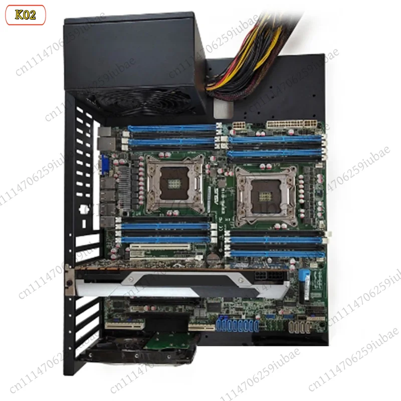 AU67 Open Computer Chassis Dual-Way Server E-ATX/ATX Motherboard Bracket Test Rack Open Cooling Frame Server Rack