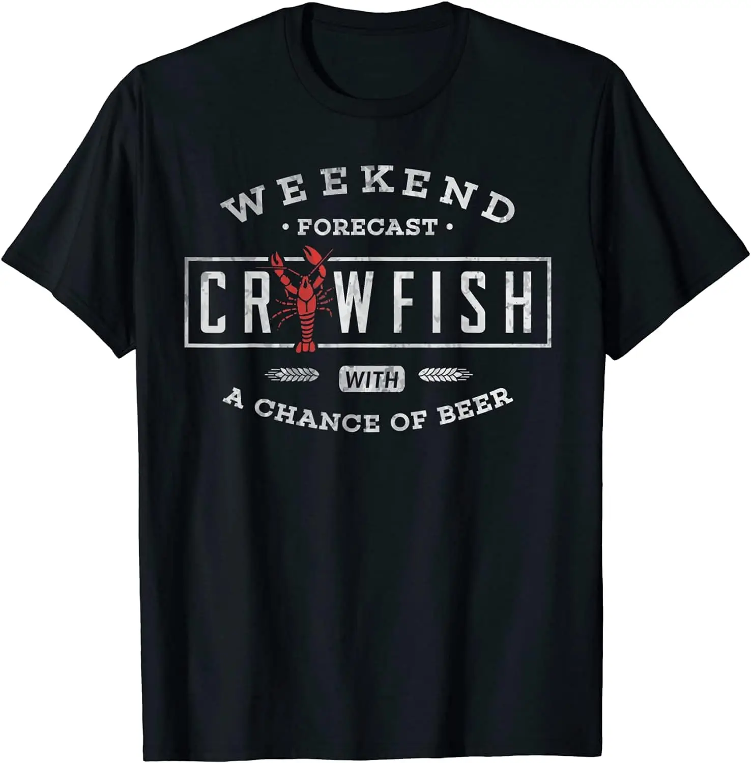 Crawfish Boil Shirt Weekend Forecast Cajun and Beer Party T-shirt High Quality 100%Cotton Short Sleeve