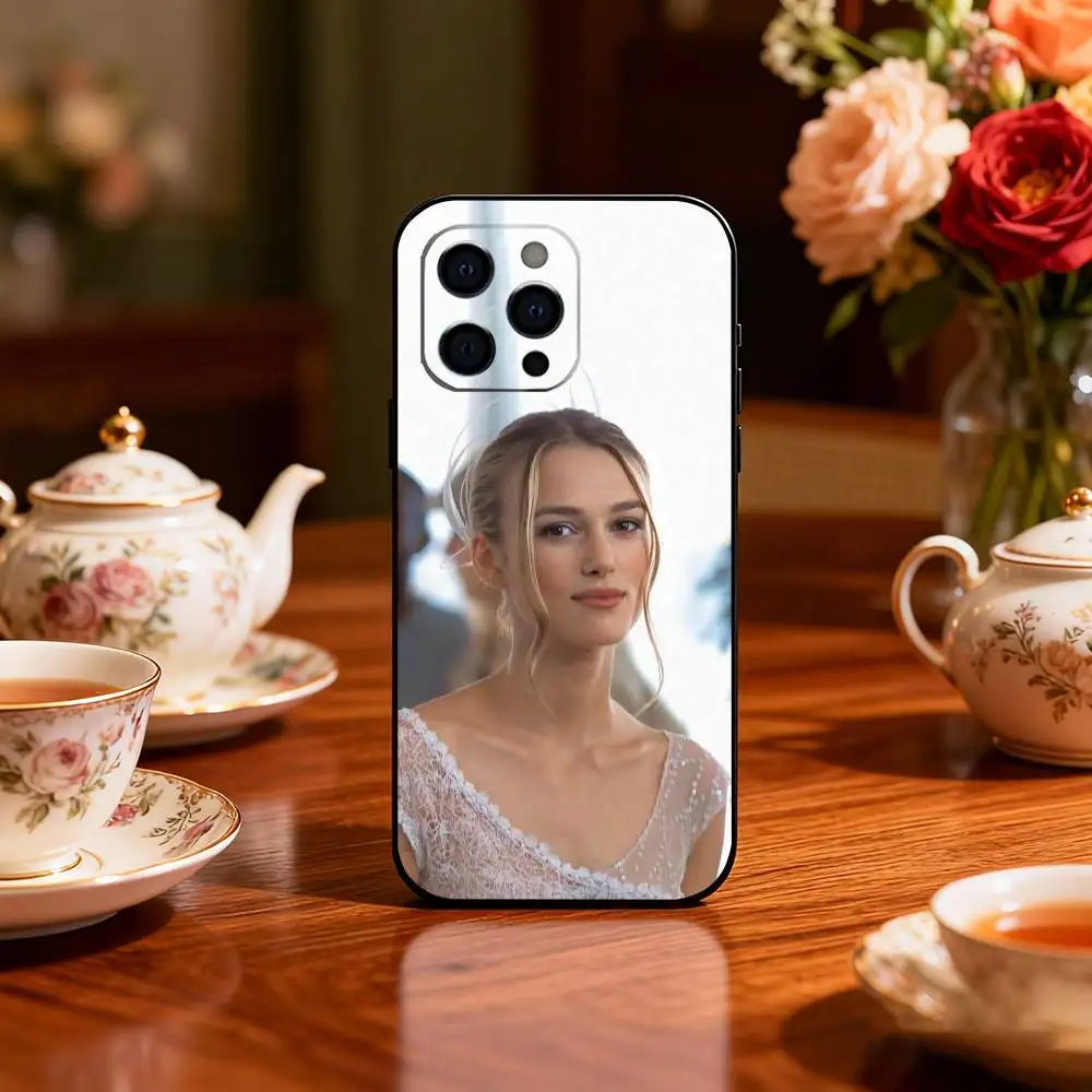حافظة هاتف K-Keira Knightley لهاتف iPhone 17,16,15,14,13,12,11 Plus, Pro,Max,XS غطاء ناعم من السيليكون