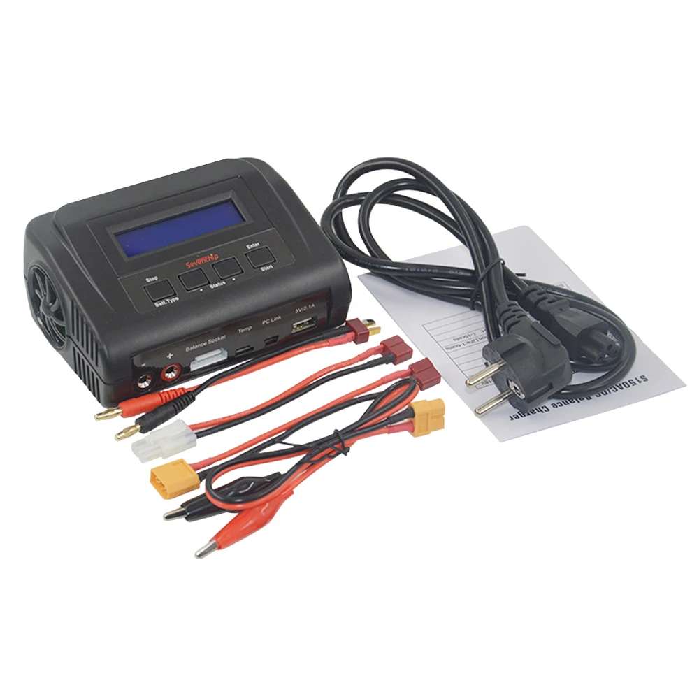 

S150AC 100-240V 10A 150W Intelligent Balance Charger/Discharger Lipo/LiHv/Lilon/LiFe/NiCd/NiMH Battery For RC Car Airplane Toys