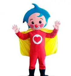 New Adult Halloween Christmas Boy Mascotte Fancy Cartoon Mascot Costume Plush Fancy Dress Mascot Costume