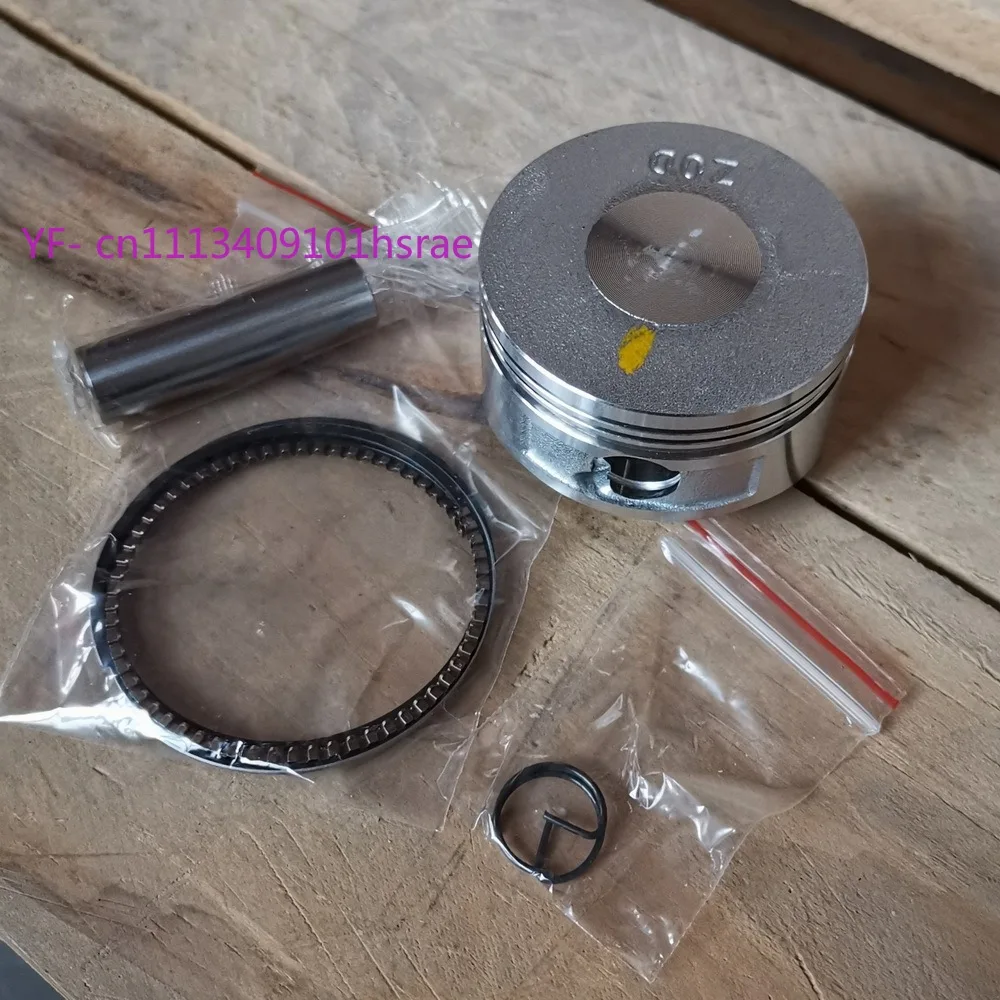 Complete Piston Assembly 56mm Standard Size For Honda GX100, Piston+Ring+Pin+Circlip Compactor Spare Parts