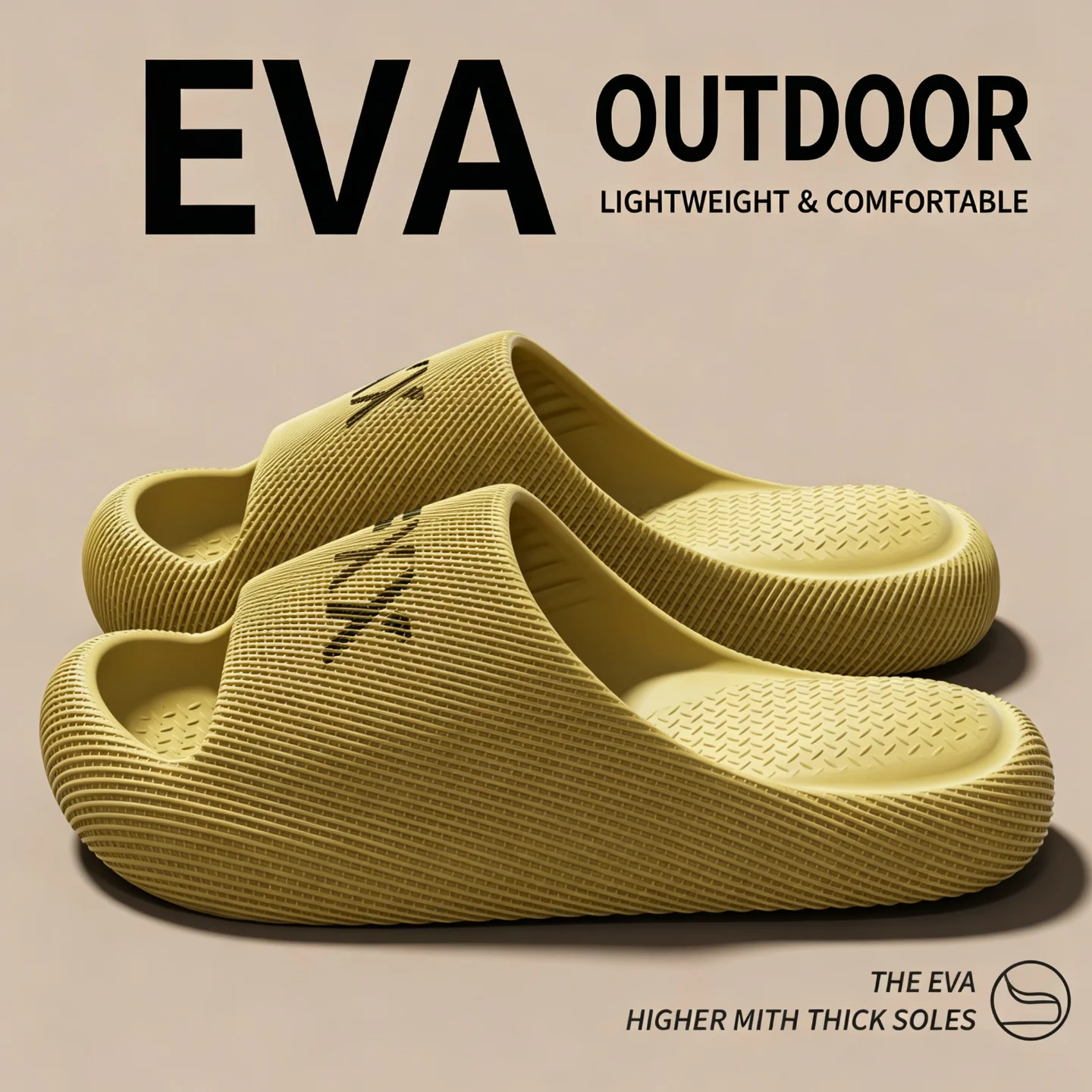 Damen- und Herren-Hausschuhe, dicke, weiche Sohle, rutschfest, „Cloud“-Design, schnelltrocknend, superweich, Badeschuhe, Hausschuhe für drinnen und draußen. – Detail 8
