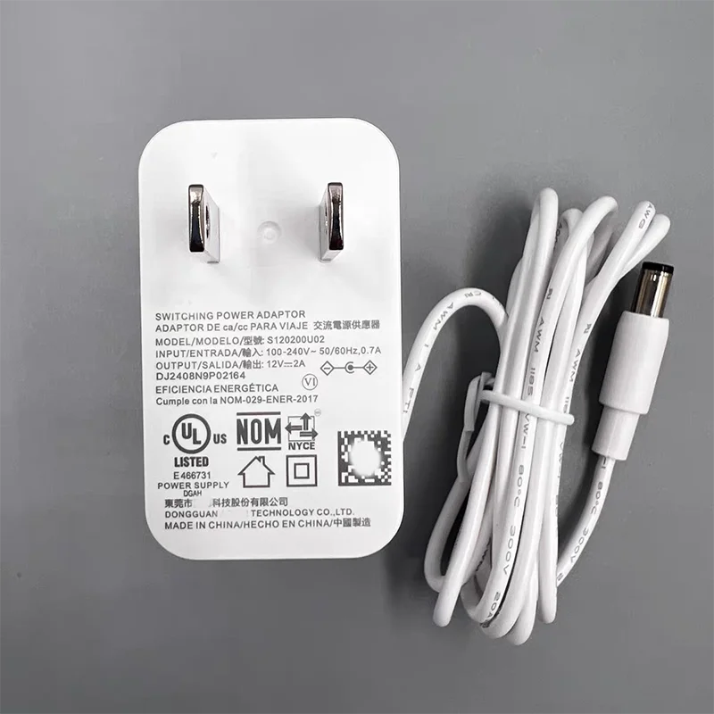 Original Authentic HW-120200U02/S120200U02 12V2A Monitoring Fiber Catset-top box Routing power adapter DC5.5*2.1mm