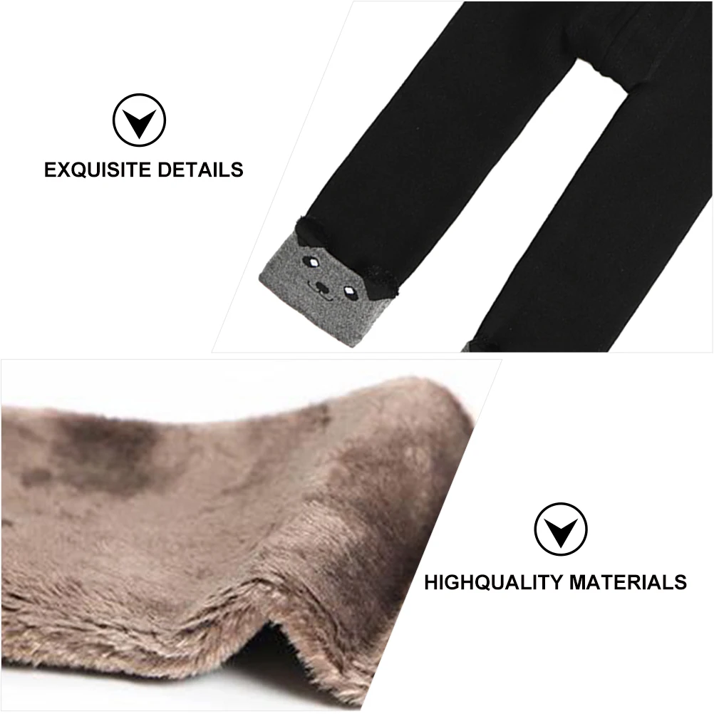 

1 pc Kids Warm Pants Winter Autumn Toddler Knitted Cotton Loose Elastic Cartoon Patternbaby Winter Protection Pants Xl Size