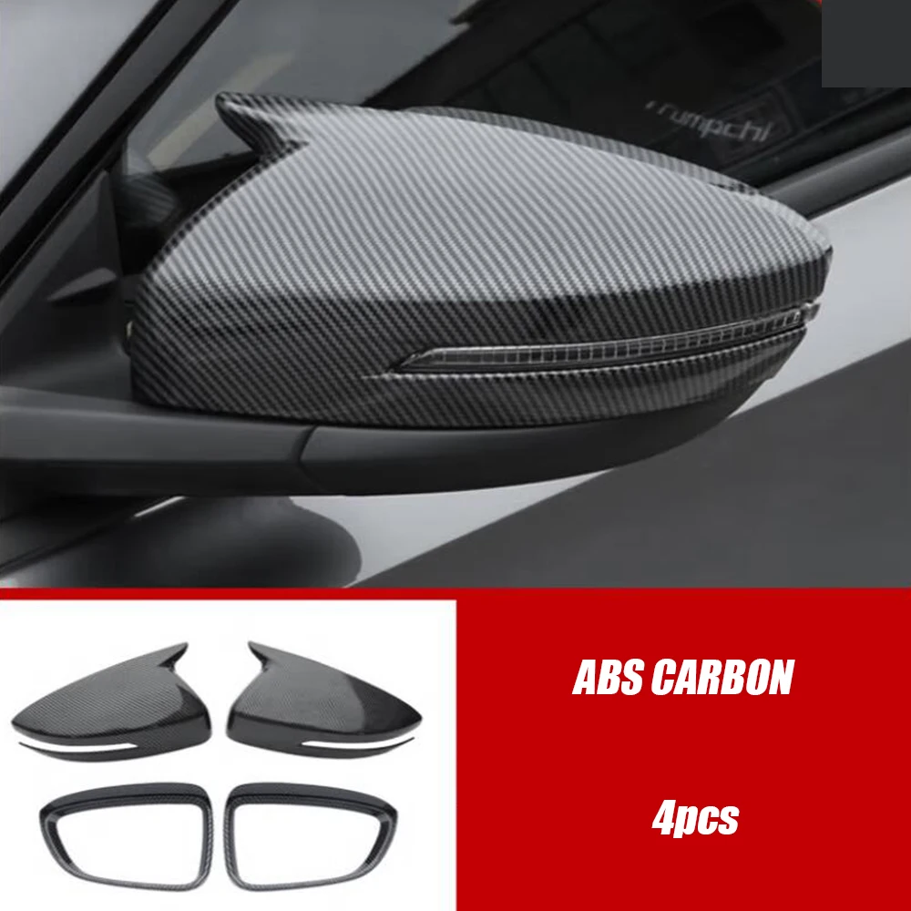 

Car Rearview Cover Trim Protect Kit For Trumpchi Gac Empow 2021 2022 2023 Cover Carbon Fiber Interior Accessories Rain Eyebrow