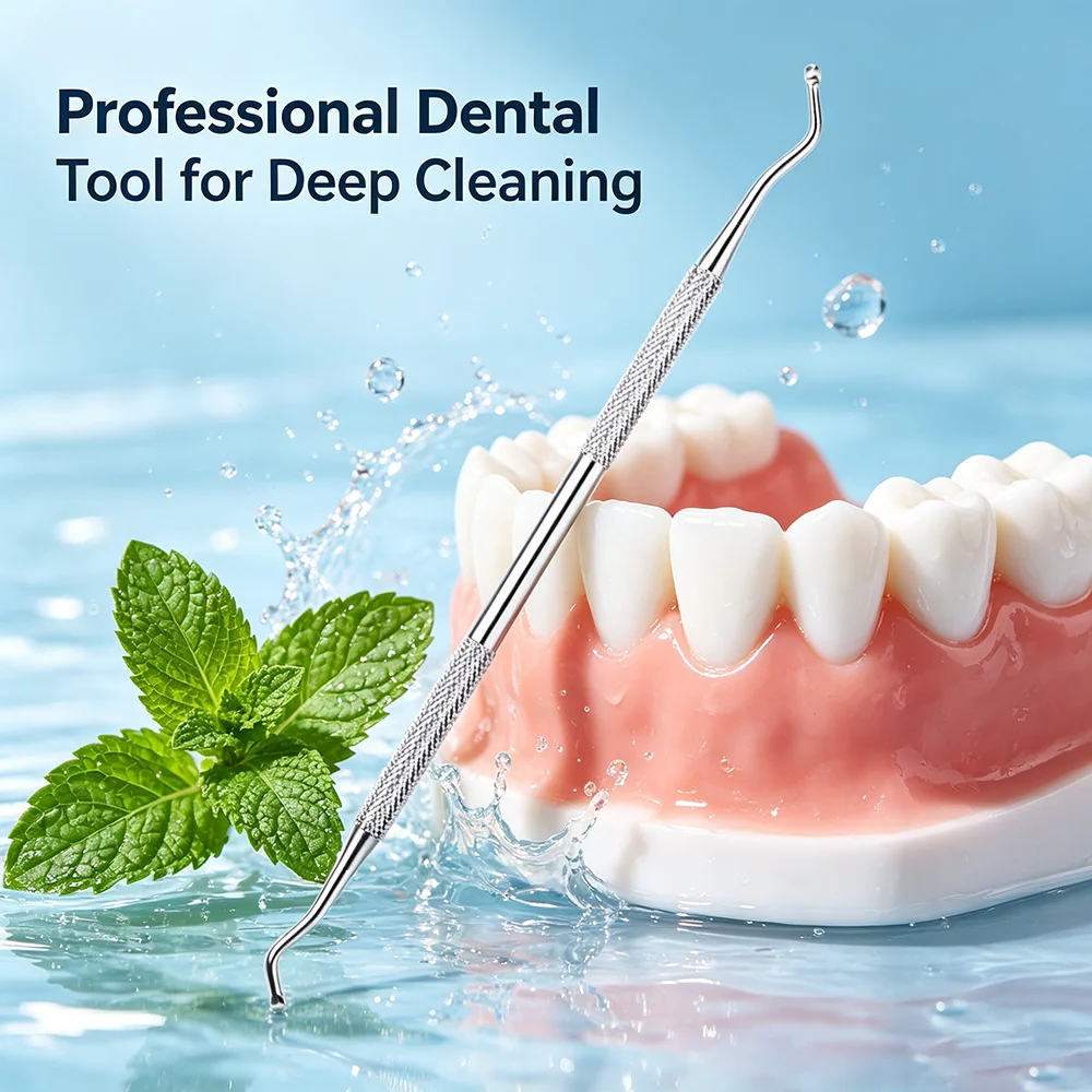Stainless Steel Oral Care Kit, Practical Household Tools to Clean Teeth and Maintain Fresh Breath All Day Long