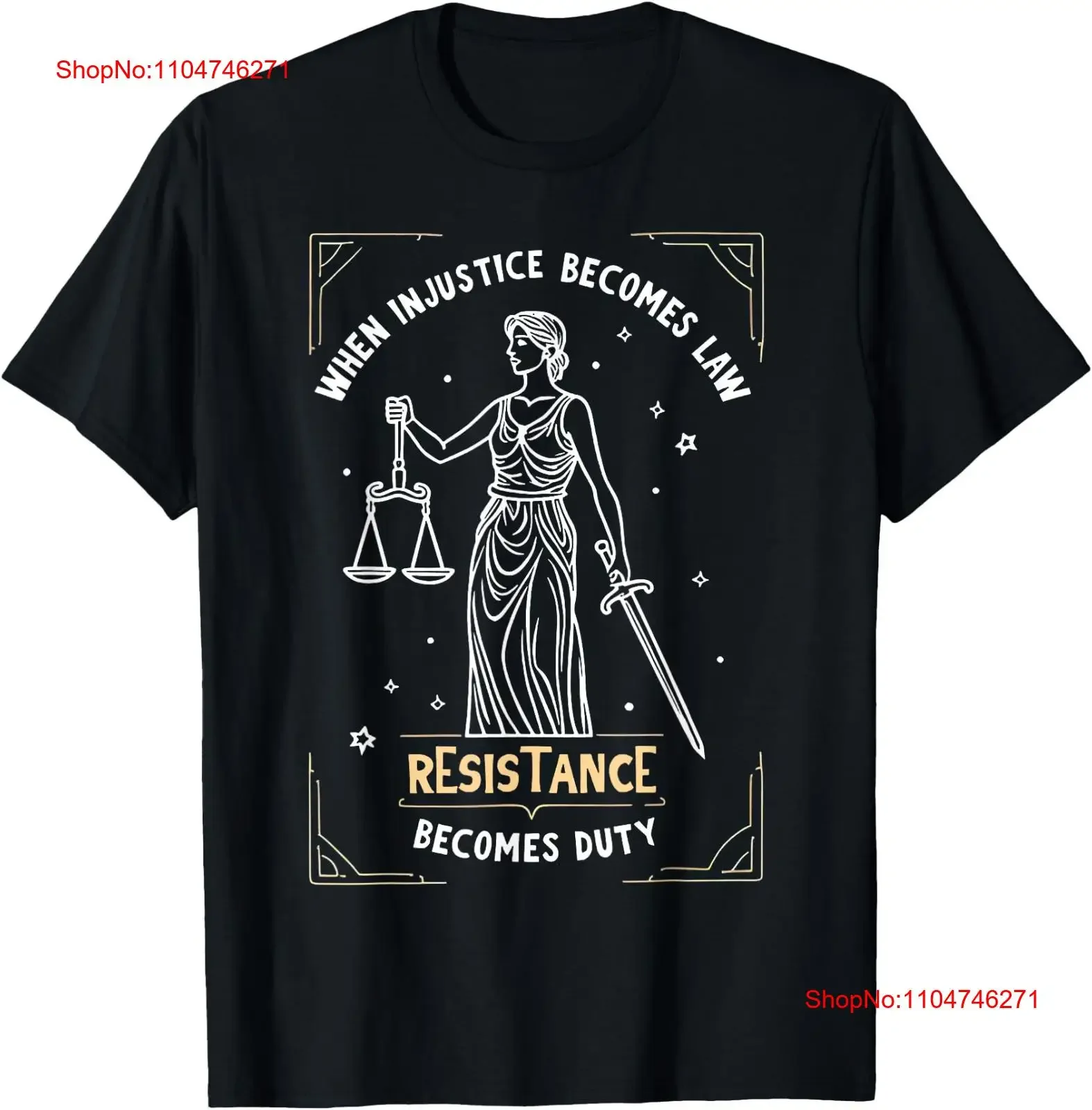 Quand l'infiction devient loi résistance Duty RBG citation t-shirt taille S 4XL vintage lavé unisexe étiré décontracté élégant légèrement