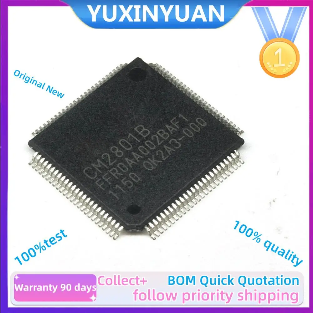 1PCS and new Original  CM2801B  CM2801  TQFP-100  YUXINYUAN IC in  stock 100%Test