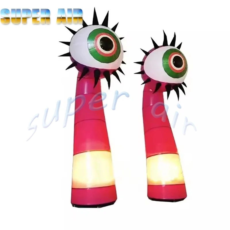 Gemaakt in China prachtige kleurrijke opblaasbare oogbolbloem voor Halloween-feestdecoratie